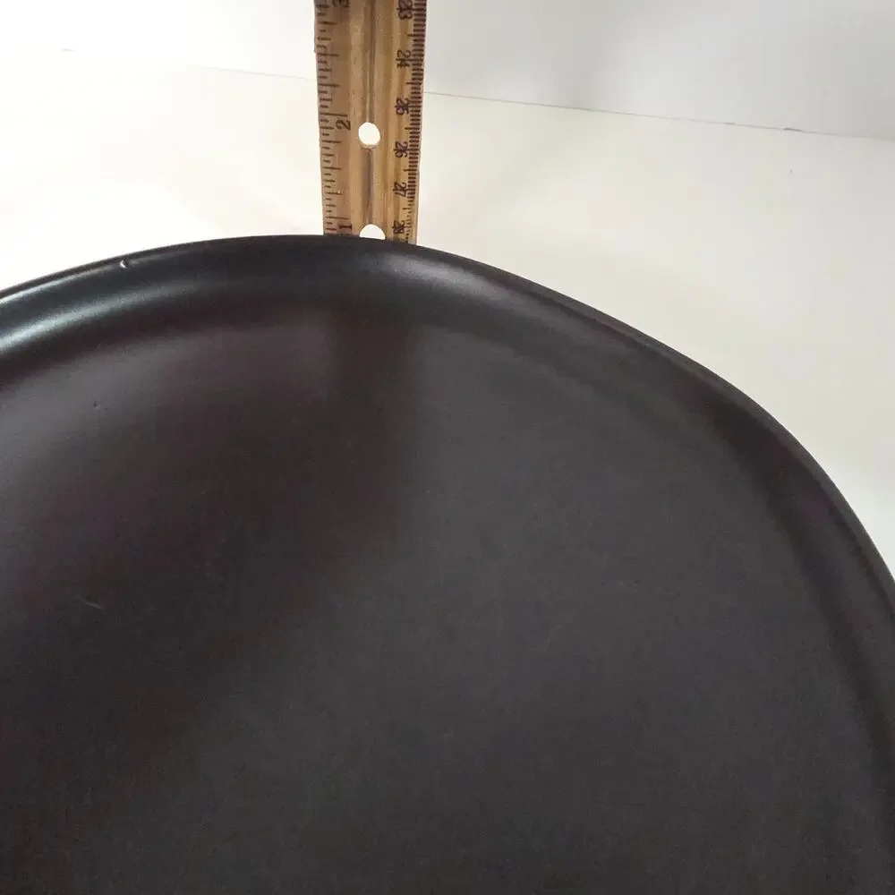 Hearth & Hand Magnolia Matte Black Stoneware Dinner Plate Farmhouse